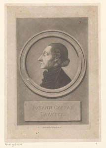 Portret van Johann Caspar Lavater