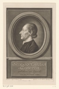 Portret van Johann Caspar Lavater