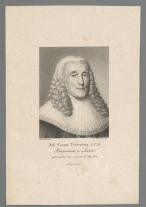 Portret van Johann Caspar Lindenberg