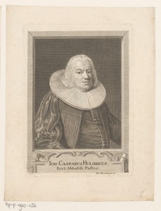 Portret van Johann Caspar Ulrich