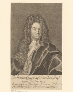 Portret van Johann Caspar von Bothmer