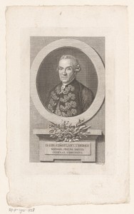 Portret van Johann Christian Anton Theden