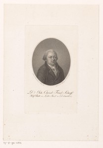Portret van Johann Christian Friedrich Scherf