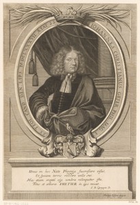 Portret van Johann Christian Geier op 22-jarige leeftijd