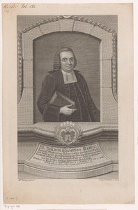 Portret van Johann Christian Kessler op 47-jarige leeftijd