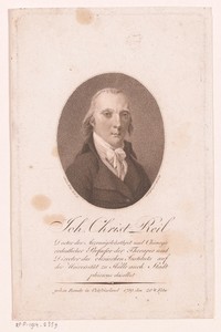 Portret van Johann Christian Reil