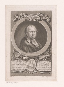 Portret van Johann Christian Schubart von Kleefeld