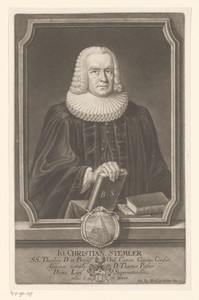 Portret van Johann Christian Stemler
