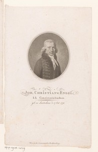 Portret van Johann Christian von Engel