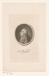 Portret van Johann Christian Wiegleb