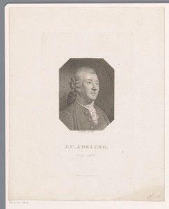 Portret van Johann Christoph Adelung