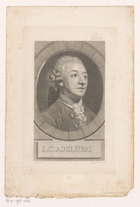 Portret van Johann Christoph Adelung