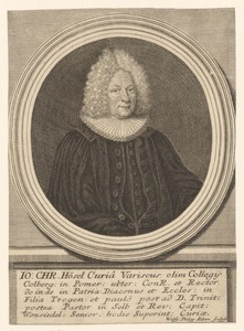 Portret van Johann Christoph Hösel