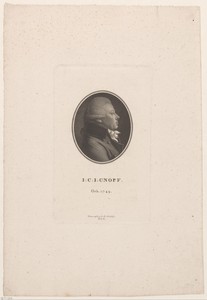 Portret van Johann Christoph Jacob Cnopf