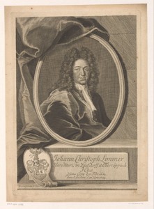Portret van Johann Christoph Limmer
