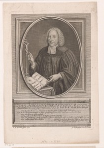 Portret van Johann Christoph Maier