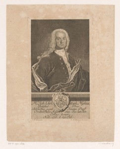 Portret van Johann Christoph Mylius