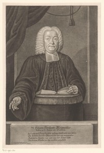 Portret van Johann Christoph Neumeister