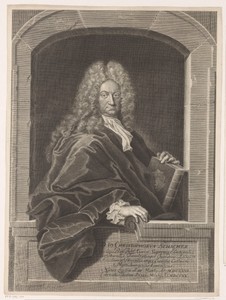 Portret van Johann Christoph Schacher