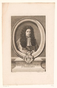 Portret van Johann Christoph Schambogen