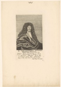 Portret van Johann Christoph Sturm