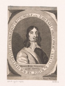 Portret van Johann Christoph von Naso