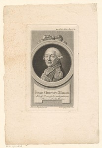 Portret van Johann Christoph von Wöllner