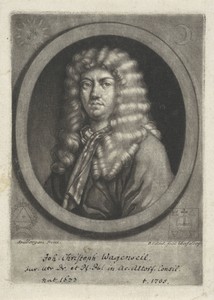 Portret van Johann Christoph Wagenseil