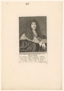 Portret van Johann Christoph Wagenseil
