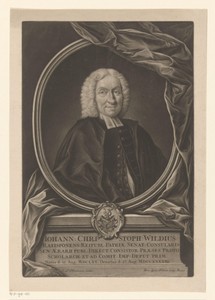 Portret van Johann Christoph Wild