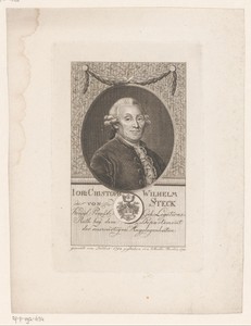 Portret van Johann Christoph Wilhelm von Steck