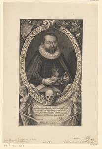 Portret van Johann Conrad Brotbeck op 47-jarige leeftijd