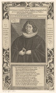 Portret van Johann Conrad Göbel op 27-jarige leeftijd
