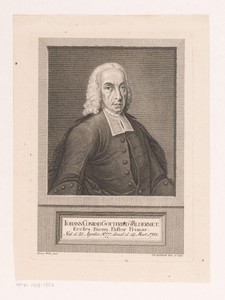Portret van Johann Conrad Gottfried Wildermet