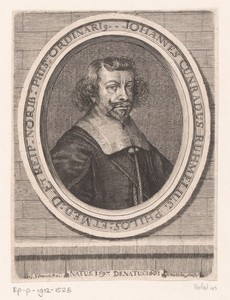 Portret van Johann Conrad Rhumel