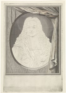 Portret van Johann Conrad Rücker