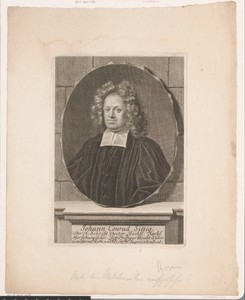 Portret van Johann Conrad Sittig