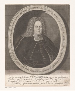Portret van Johann Daniel Schmidtmann