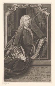 Portret van Johann Daniel Schöpflin