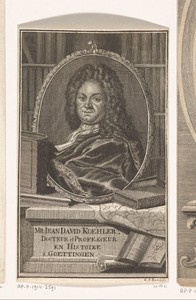 Portret van Johann David Köhler