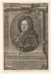Portret van Johann David Köhler