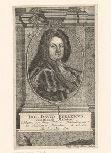 Portret van Johann David Köhler