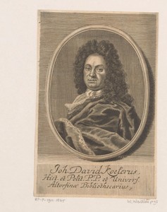 Portret van Johann David Köhler