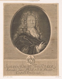 Portret van Johann David Thönnicker