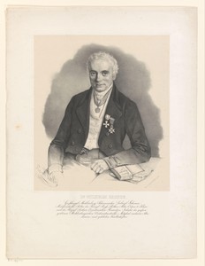 Portret van Johann David Wilhelm Sachse