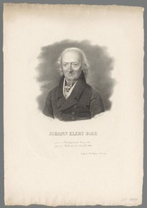 Portret van Johann Elert Bode