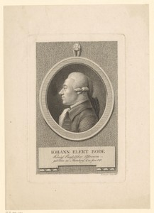 Portret van Johann Elert Bode