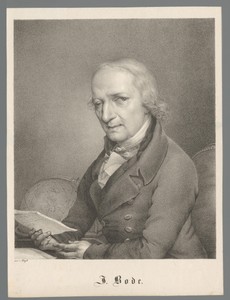 Portret van Johann Elert Bode