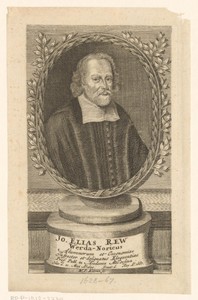 Portret van Johann Elias Reu