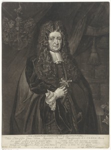 Portret van Johann Erasmus Seiffert von Klettenberg